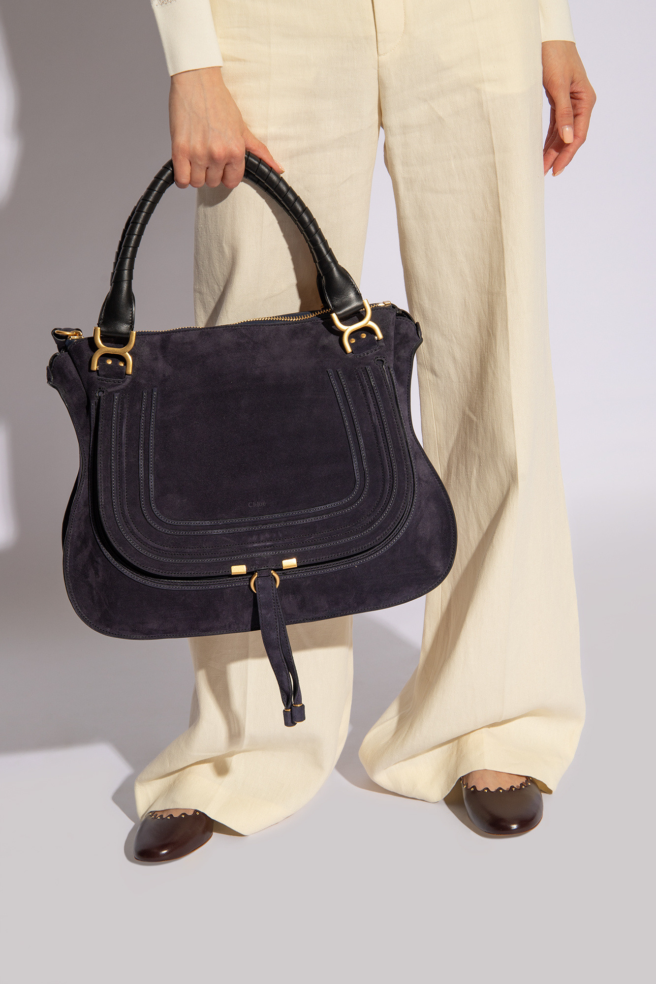 Marcie large best sale leather satchel bag